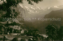 13717929 Wengen  BE Panorama Mit Breithorn Tschingelhorn Berner Alpen  - Other & Unclassified