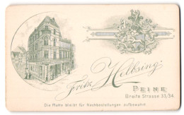 Fotografie Fritz Helbsing, Peine, Breite Str. 33, Ansicht Peine, Blick Auf Das Ateliersgebäude Mit Schaufenster  - Lieux