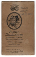 Fotografie Matth. Kruse, Altona, Papen-Str. 16, Ansicht Altona, Blick Auf Das Ateliersgebäude  - Places