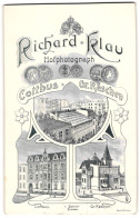 Fotografie Richard Klau, Cottbus, Bahnhofstr., Ansicht Gr. Räschen, Haus Des Ateliers Und Atelier In Cottbus  - Orte