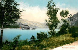 13717647 Brienz BE Uferpartie Am Brienzersee Dampfer Alpen Brienz BE - Andere & Zonder Classificatie