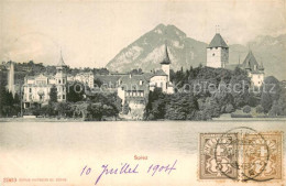 13717639 Spiez Thunersee BE Ansicht Vom See Aus Spiez Thunersee BE - Andere & Zonder Classificatie