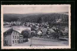 AK Hausen ü. Aar, Totalansicht, Gasthof Taunus  - Taunus