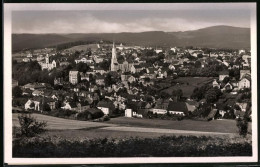 Fotografie Brück & Sohn Meissen, Ansicht Eibenstock I. Erzg., Blick Auf Den Ort Mit Kirche  - Orte
