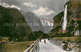 13716629 Lauterbrunnen BE Ortsstrasse Wasserfall Berner Alpen Lauterbrunnen BE - Andere & Zonder Classificatie