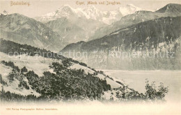 13716617 Beatenberg Landschaftspanorama Mit Eiger Moench Und Jungfrau Berner Alp - Andere & Zonder Classificatie