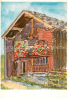 13716057 Wildhaus  SG Zwinglihuette Aquarell  - Andere & Zonder Classificatie