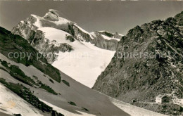 13715849 Saas-Fee Britannia Huette SAC Mit Allalinhorn Saas-Fee - Sonstige & Ohne Zuordnung