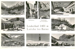 13715349 Leukerbad VS Dorfmotive Gemmipass Alpenpanorama Sporthotel Wildstrubel  - Other & Unclassified