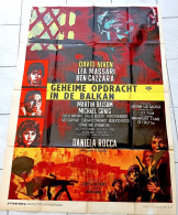 Affiche Ciné Orig Italienne L'ARSENAL DE LA PEUR (LA CITTA PRIGIONIERA) 1962 Martin BALSAM David NIVEN 100X140cm - Posters