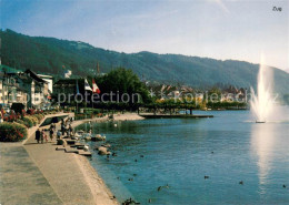 13711039 Zug ZG Uferpromenade Am Zugersee Fontaene Zug ZG - Sonstige & Ohne Zuordnung