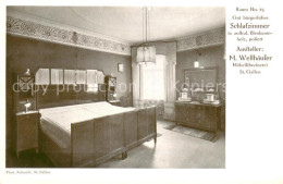 13710739 St Gallen SG Raumkunst Ausstellung 1912 Raum No 25 Schlafzimmer St Gall - Sonstige & Ohne Zuordnung