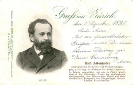 13710647 Zuerich ZH Portrait Karl Attenhofer Zuerich ZH - Altri & Non Classificati