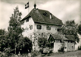 13710379 Gossau SG Schloss Oberberg Schweizer Flagge Gossau SG - Sonstige & Ohne Zuordnung