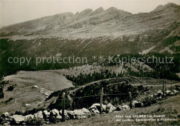 13710167 Amden SG Panorama Blick Vom Gulmen Auf Vordere Amdenerhuette Und Churfi - Andere & Zonder Classificatie