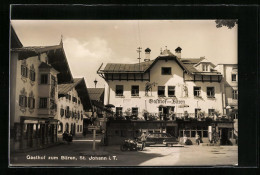 AK St. Johann, Gasthof Zum Bären Mit Sparkasse  - Altri & Non Classificati