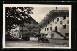 AK Reutte, Rathaus Mit Hotel Hirsch  - Altri & Non Classificati