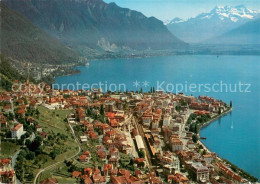 13704829 Montreux  VD Lac Leman Et Les Dents Du Midi Alpes - Autres & Non Classés