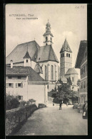 AK Kitzbühel, Spaziergang An Der Pfarr- Und Frauenkirche  - Sonstige & Ohne Zuordnung