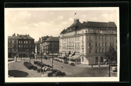 AK Kiel, Hansa-Hotel Und Strassenbahn  - Tramways