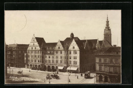 AK Elbing, Friedrich-Wilhelm-Platz Mit Strassenbahn  - Tranvía