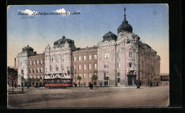 AK Kassa, Hadtestparancsnoksagi Palota, Strassenbahn  - Tramways