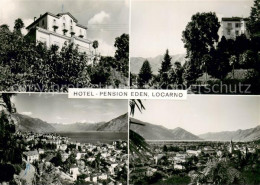 13694889 Locarno TI Hotel-Pension Eden Blick Auf See Locarno TI - Autres & Non Classés