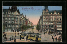 AK Frankfurt A. M., Kaiserstrasse Vom Hauptbahnhof, Strassenbahn  - Tramways