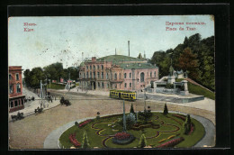 AK Kiev, Place De Tzar, Strassenbahn  - Tram