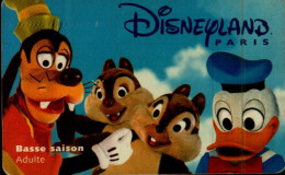 PASSEPORT DISNEY...BASSE SAISON  ADULTE - Disney Passports