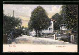 AK Bad Tölz, Strassenpartie Mit Gasthof Zollhaus  - Bad Toelz