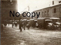 PHOTO ALLEMANDE - CAMION SOUS LA NEIGE A Maursmünster - MARMOUTIER PRES DE SAVERNE BAS RHIN - GUERRE 1914 1918 - Guerre, Militaire