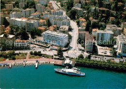 13656479 Lugano Lago Di Lugano Europa Grand Hotel Au Lac Lugano Vue Aerienne Lug - Autres & Non Classés