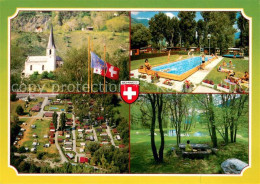 13649347 Raron VS Camping SantaMonica Kirche Pool Raron VS - Other & Unclassified