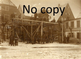 PHOTO ALLEMANDE - CONSTRUCTION D'UN ABRI A Maursmünster - MARMOUTIER PRES DE SAVERNE BAS RHIN - GUERRE 1914 1918 - Oorlog, Militair