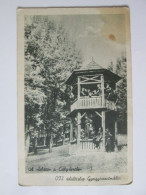 Rare! Romania-Gheorghieni:Gazebo In The Csiky Garden OTI Postcard With Communist Slogan/propaganda In Hungarian 40s - Rumänien