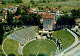 13633299 Avenches Aventicum Roemisches Amphitheater Fliegeraufnahme Avenches - Altri & Non Classificati