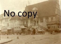 PHOTO ALLEMANDE - OFFICIERS ET CAMION A Maursmünster - MARMOUTIER PRES DE SAVERNE BAS RHIN - GUERRE 1914 1918 - War, Military