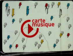 CARTE CADEAU..   MUSIQUE..... - Gift And Loyalty Cards