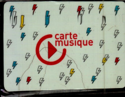 CARTE CADEAU..   MUSIQUE..... - Treuekarten