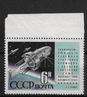 USSR Soviet Union 1962 MiNr. 2595 Space, Cosmos-3 Research Satellite 1v MNH ** 1.20 € - Unused Stamps