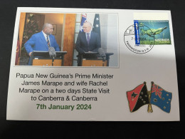 14-5-2024 (5 Z 7) Australia & Papua New Guinea PM Leaders Meeting In Canberra (7-1-2024) - Militaria