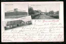 AK Oberselk, Denkmal A. D. Königshügel, Dorfstrasse Mit Aussichtsturm, C. Frahms Gasthaus  - Andere & Zonder Classificatie