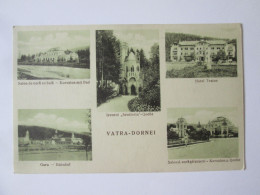 Romania-Vatra Dornei(Suceava):Collage Unused Postcard 1920s - Romania
