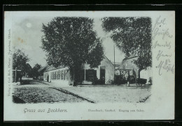 Mondschein-AK Bockhorn, Gasthof Hasselbach, Eingang Zum Salon  - Sonstige & Ohne Zuordnung