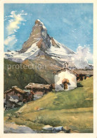 13609389 Matterhorn VS Kuenstlerkarte Matterhorn VS - Autres & Non Classés
