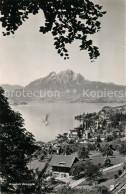 13609287 Weggis Vierwaldstaettersee Mit Pilatus Weggis Vierwaldstaettersee - Sonstige & Ohne Zuordnung