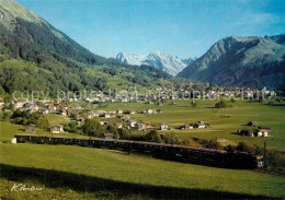 13601857 Klosters Dorf Und Klosters Platz Mit Canardhorn Und Vereina Weisshorn A - Andere & Zonder Classificatie