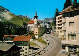 13601589 Arosa GR Dorfstrasse Mit Kirche Arosa GR - Andere & Zonder Classificatie