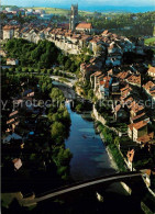 13594839 Fribourg FR La Vieille Ville Vue Aerienne Fribourg FR - Andere & Zonder Classificatie